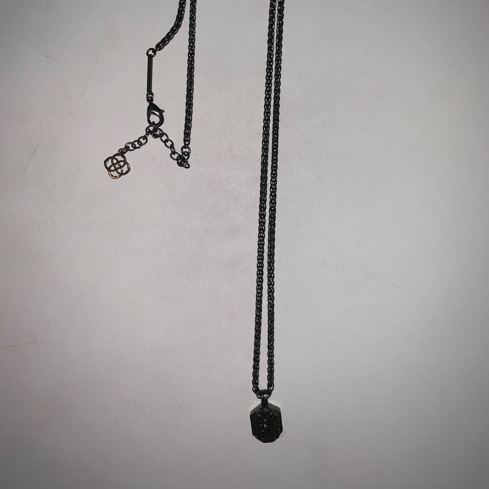 Kendra Scott gunmetal Necklace